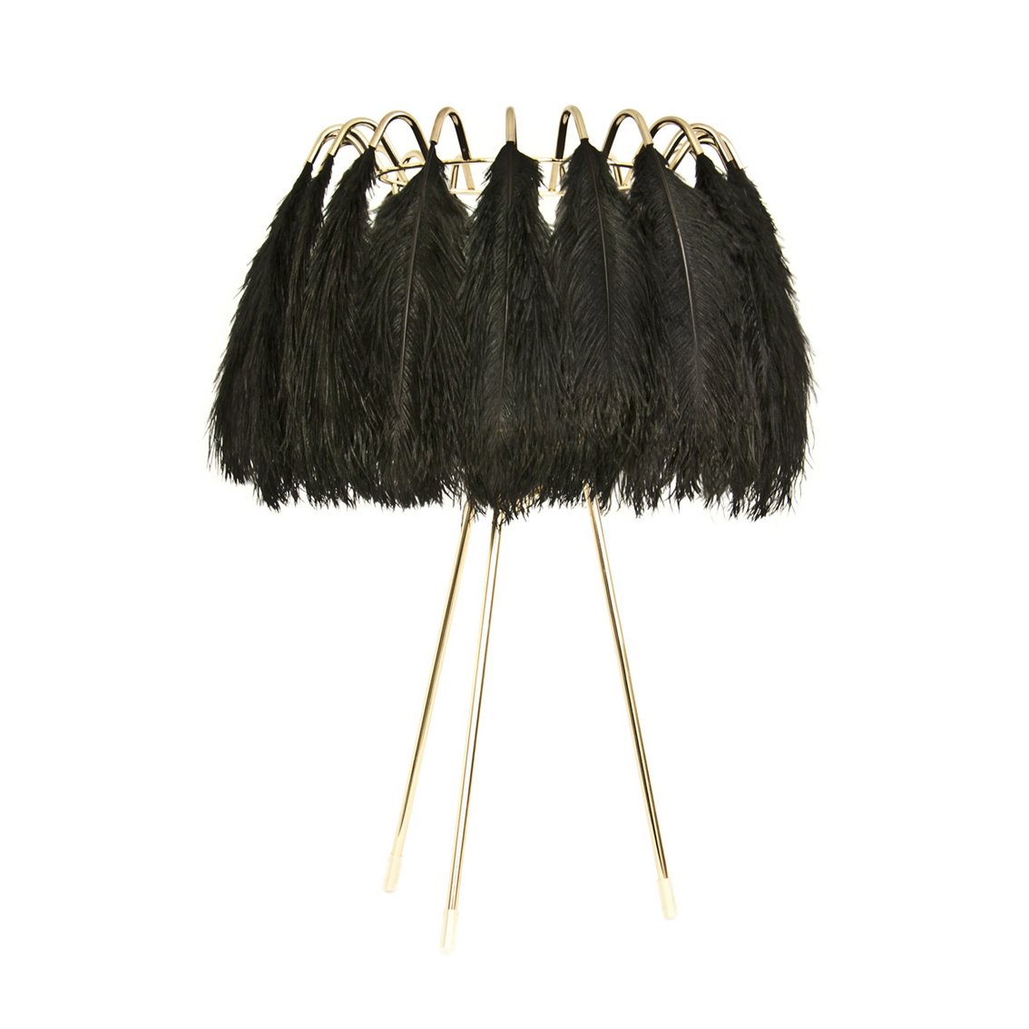 Mineheart - Feather Table Lamp Black