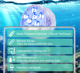 LUMISNAP 10-LED RGB Underwater Lights with Magnetic Mount