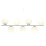 Alexandra Meti - Metal Glass Ceiling Lamp 98X21X22 White Balls