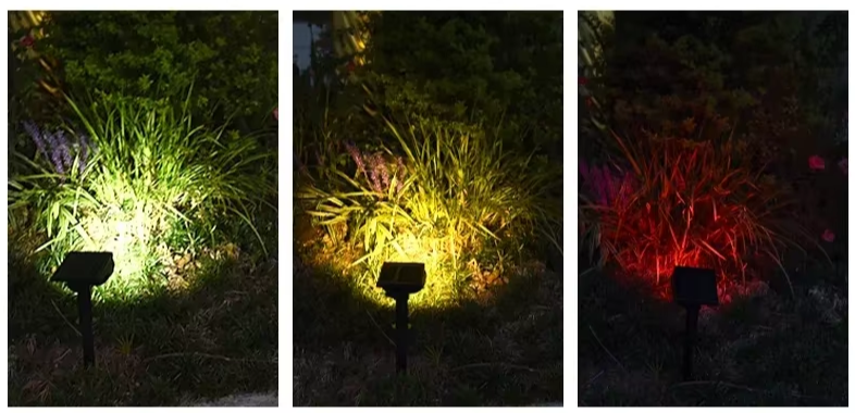 SOLARFORCE 7LED Verstelbare Solar Spotlight - buitenverlichting - sfeerbeeld