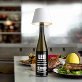 DIY Rechargeable Wine Bottle Table Lamp