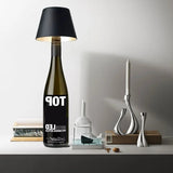 DIY Rechargeable Wine Bottle Table Lamp