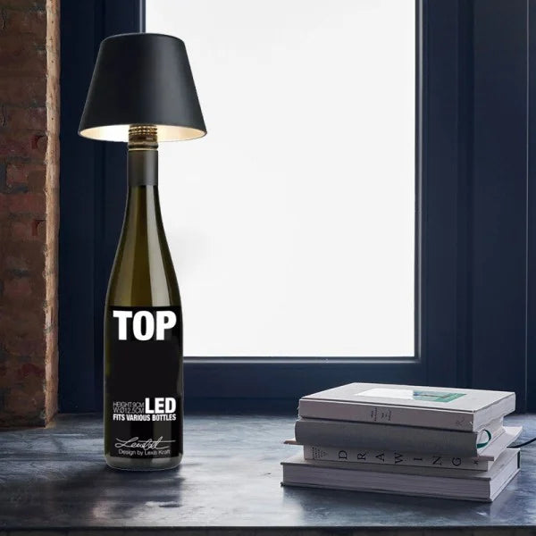 DIY Oplaadbare Wijnfles Tafellamp - tafellampen - sfeerbeeld