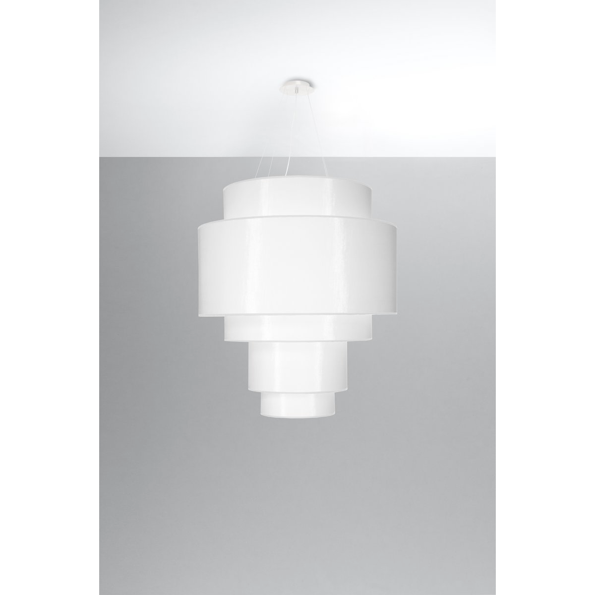 Lightinup Srl - Reflexion 80 Witte Kroonluchter - hanglampen - sfeerbeeld
