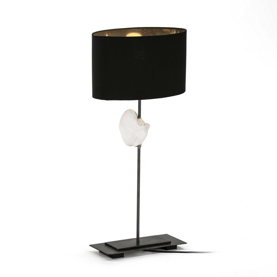 Alexandra Thai - Table lamp 30X13X53 Pearl/metal with black lampshade