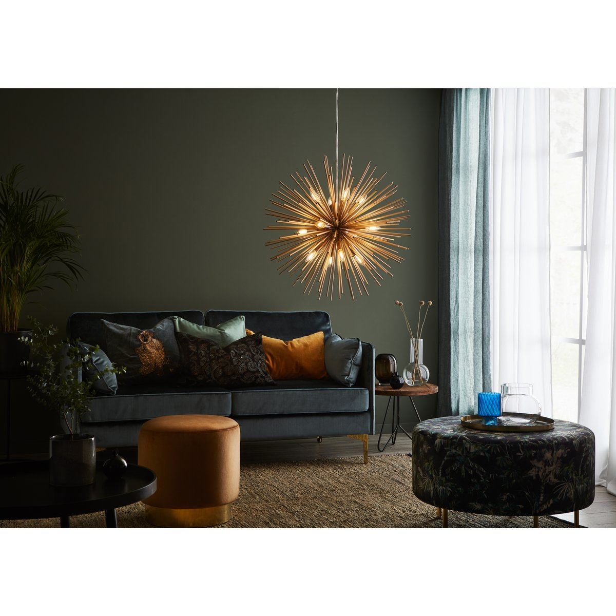 Markslojd - Soleil Hanger 12L Goud - hanglampen - sfeerbeeld
