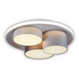 Näve Leuchten - 3-Led Ceiling Lamp "Eppan" D: 56Cm Gray