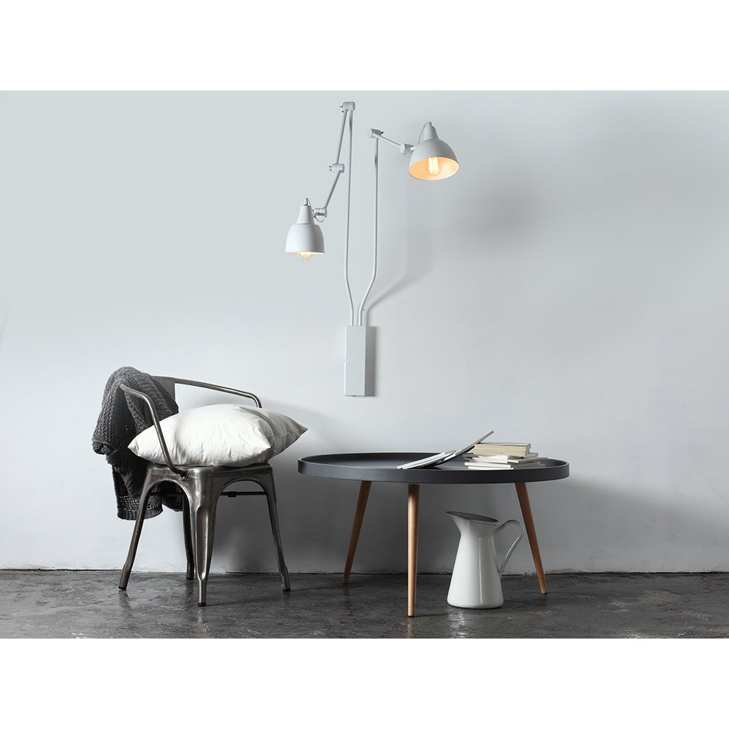 Customform - Coben Wall 2 Wandlamp - Wit - wandlampen - sfeerbeeld