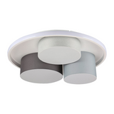 Näve Leuchten - 3-Led Ceiling Lamp "Eppan" D: 56Cm Gray