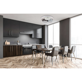 Näve Leuchten - 3-Led Ceiling Lamp "Eppan" D: 56Cm Gray