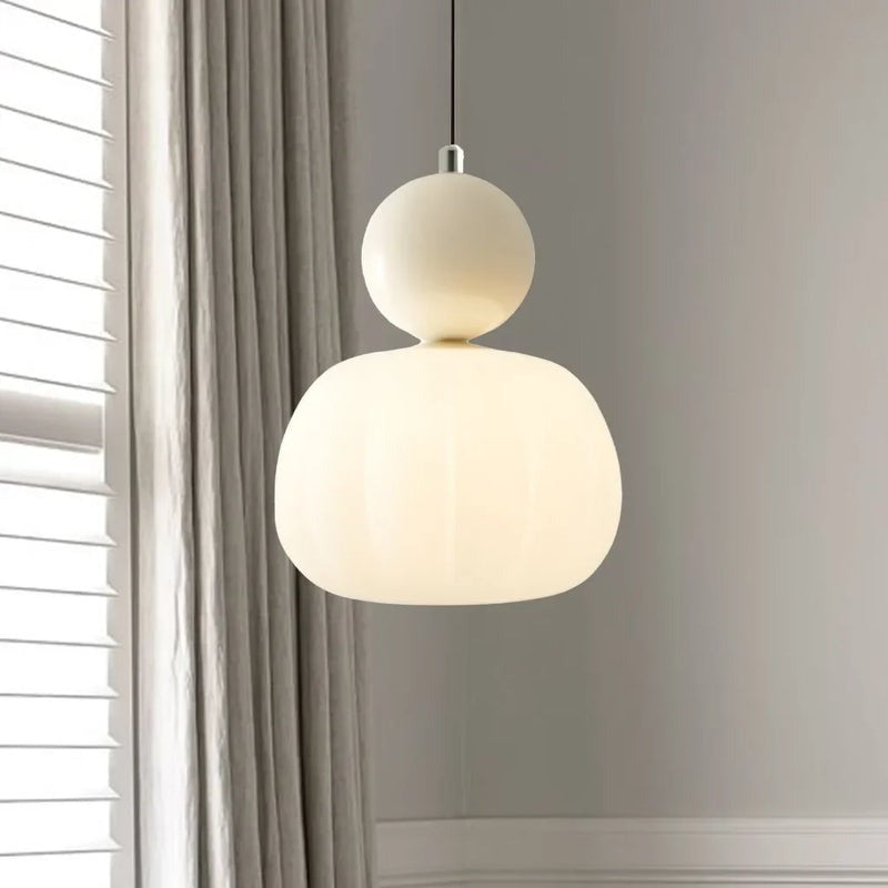 Scout Cream Art Deco Pendant Lamp for the Bedroom