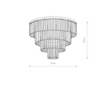 Huber furniture - Cristal L Ceiling