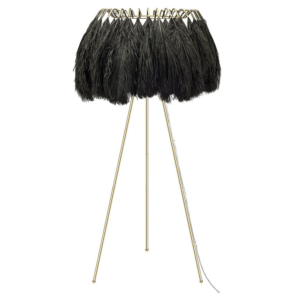 Mineheart - Veren Vloerlamp - Zwart - vloerlampen