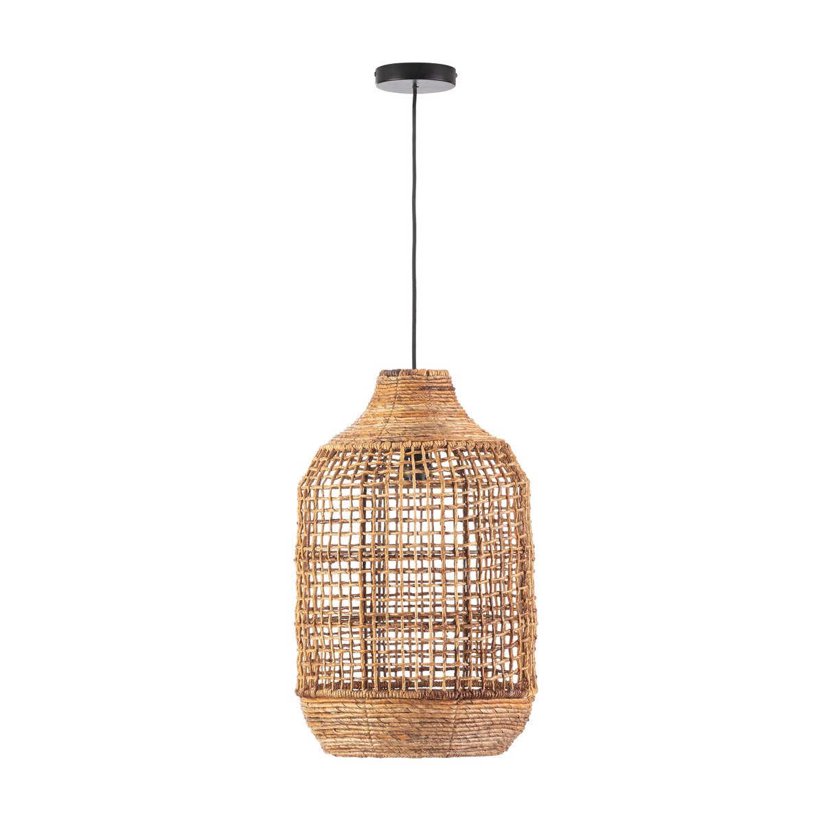 Alexandra Thai - Plafondlamp 35X35X56/200 Bananenblad - plafondlampen - sfeerbeeld