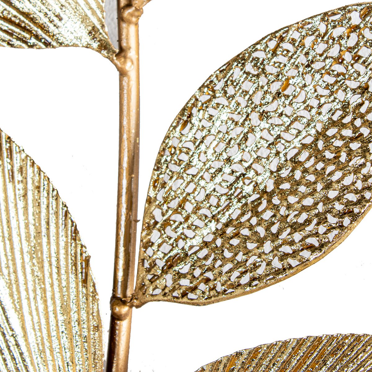 Alexandra Style - Gouden Metalen Wandapparaat Boom _97X109X3cm - wandlampen - sfeerbeeld
