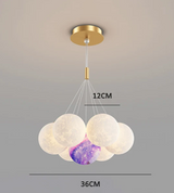 DreamGlow Kids Chandelier – Modern 3D Print Children's Room Pendant Lamp