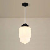 Vintage Milk Glass Pendant Lamp