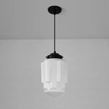 Vintage Milk Glass Pendant Lamp