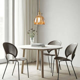 Japanese Retro Glass Flower Pendant Lamp