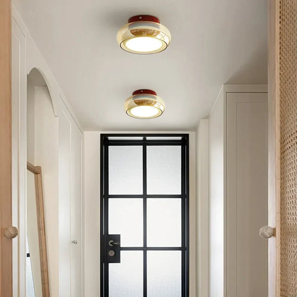 Vintage Kleine Acryl Led Plafondlamp - hanglampen