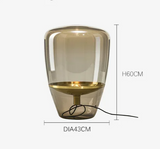 AuroraGlow – Scandinavian Designer Glass Table Lamp LED