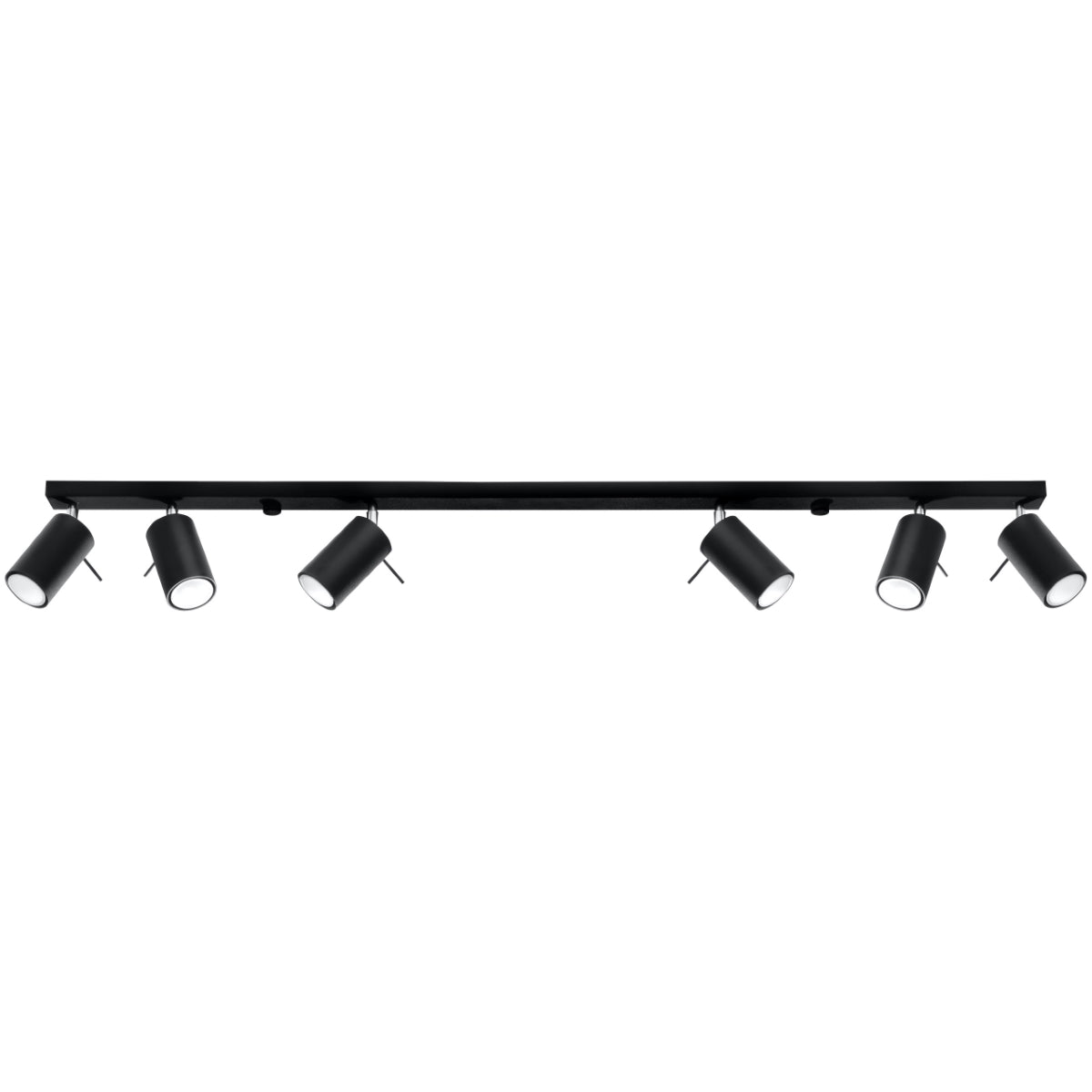 Ceiling lamp RING 6L black