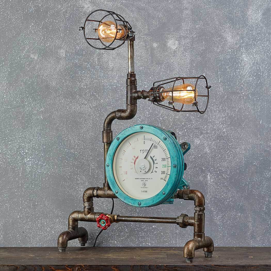 Gouden Varkens - Grote RPM Lamp - tafellampen - detail