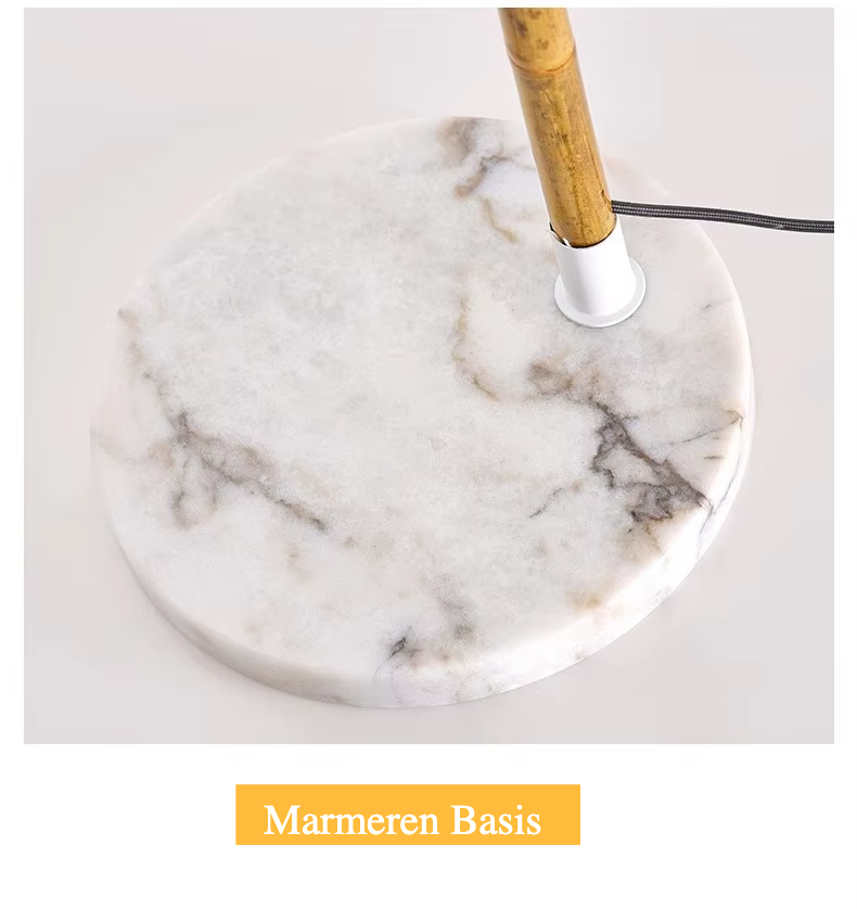 ZenGlow Wabi-Sabi LED Vloerlamp – Scandinavisch Minimalisme & Japans Design voor een Rustgevende Sfeer - vloerlampen - gemont