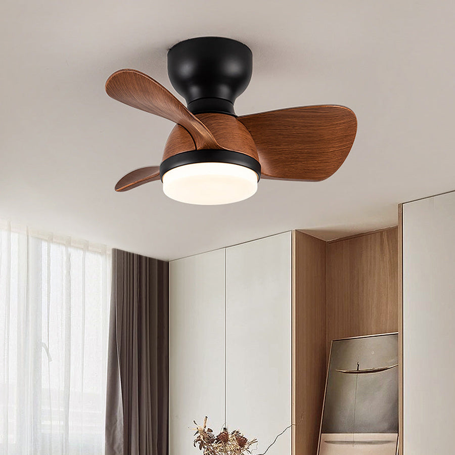 Simple Stylish Ceiling Fan With LED Lighting