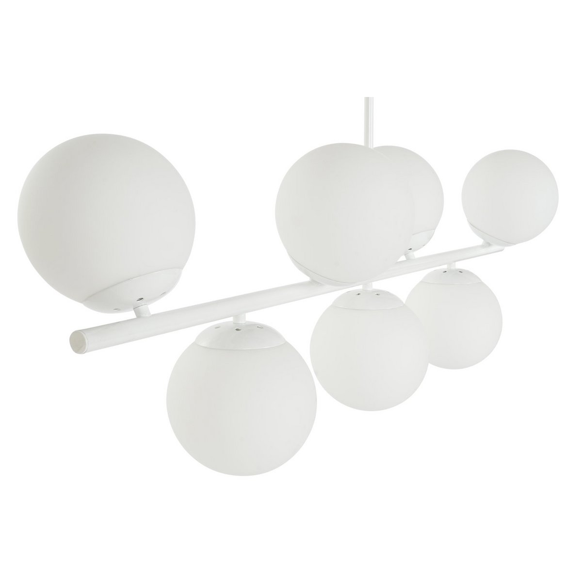 Alexandra Meti - Metal Glass Ceiling Lamp 98X21X22 White Balls