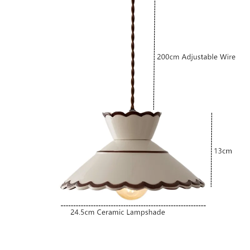 AuroraVerde Donkergroene Keramische Hanglamp - hanglampen - gemonteerd