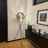 Skapetze - S.LUCE Pro Floor Lamp Sphere 40 With Smoked Glass Ball