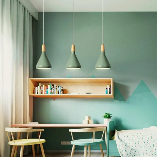 Franse Macaron Metalen Hanglamp - hanglampen - materiaaldetail