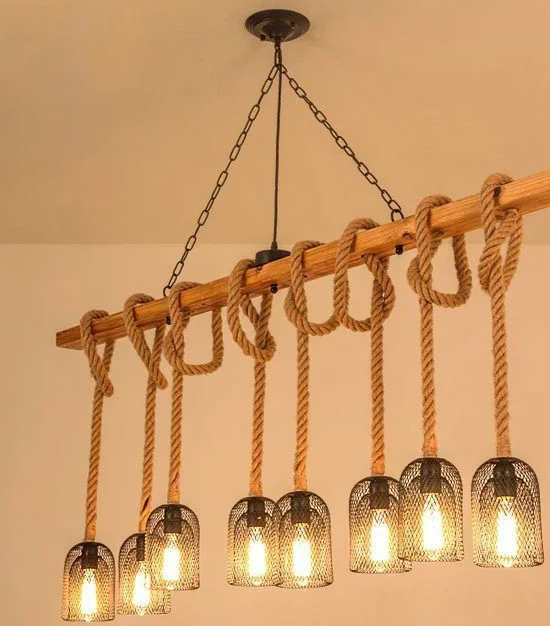 RusticaTone – Amerikaanse Country Hanglamp - hanglampen - close-up
