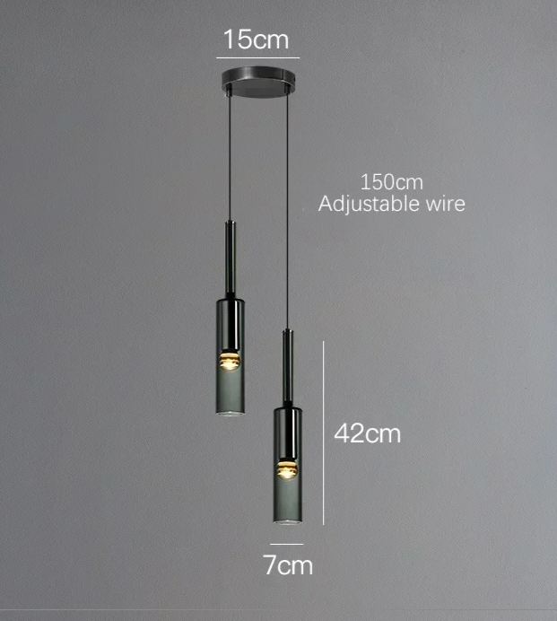 Nordic LumiSphere – Minimalist Glass LED Pendant Lamp
