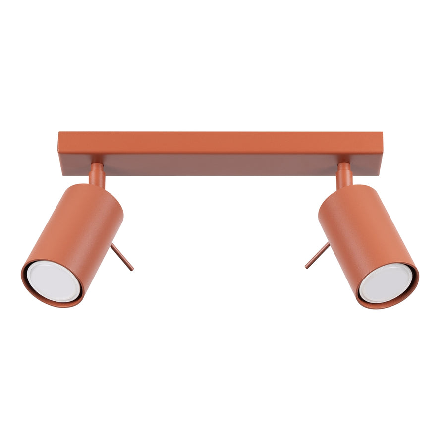 Ceiling lamp RING 2 red ochre