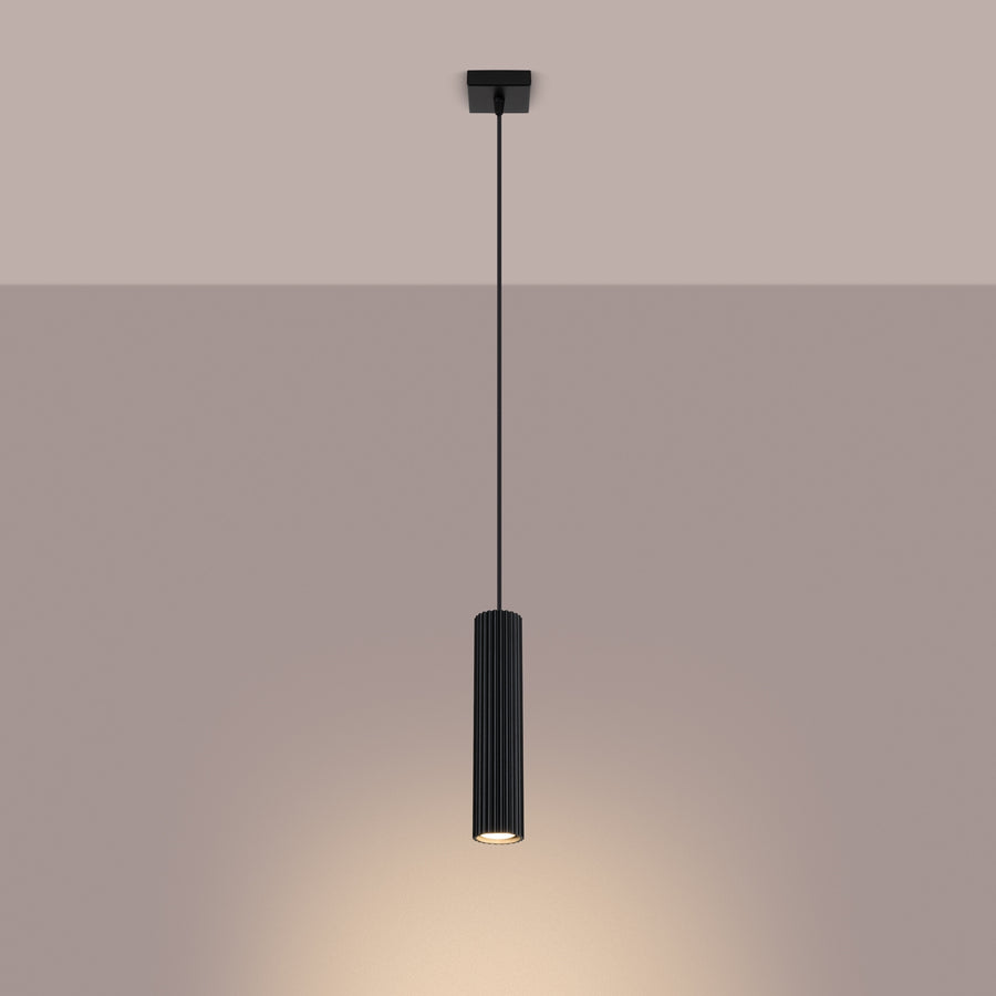 Pendant lamp KARBON 1 black