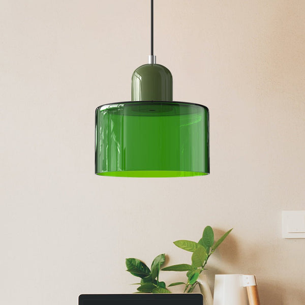 Bauhaus Creatieve Glazen Hanglamp - hanglampen - zijaanzicht