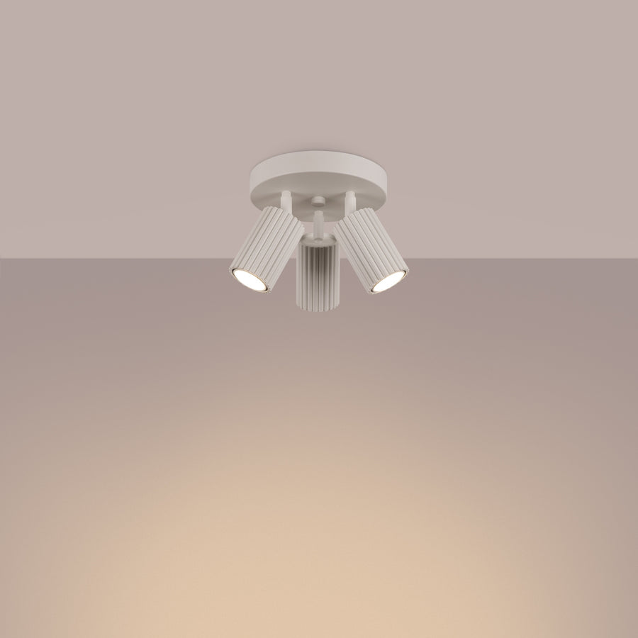 Ceiling lamp KARBON 3P beige