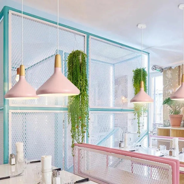 Franse Macaron Metalen Hanglamp - hanglampen - gemonteerd