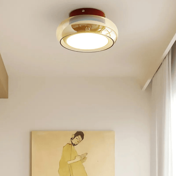 Vintage Kleine Acryl Led Plafondlamp - hanglampen - afmetingen