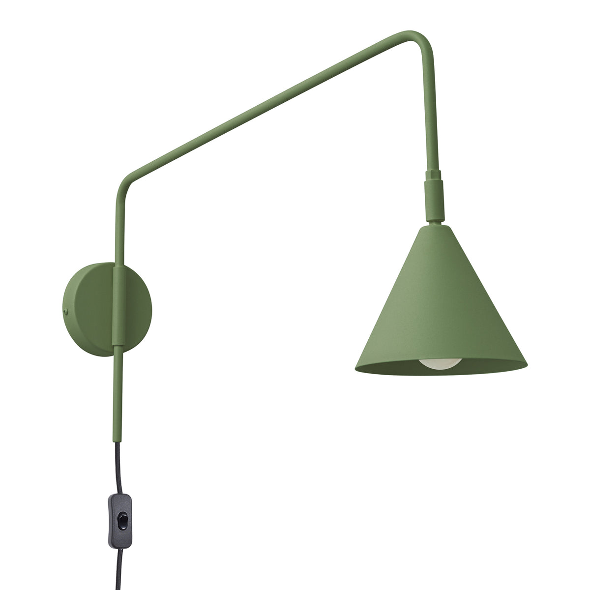 NOX wall lamp olive green