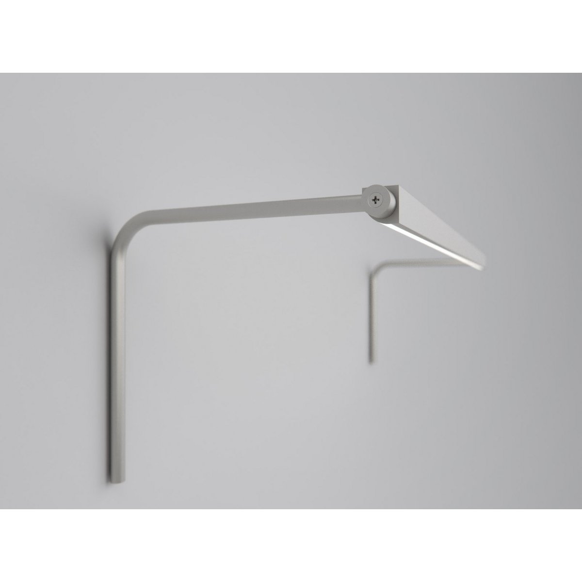 Betec Leuchten Manufactur - Angulus schilderijlamp DuoLED van messing, beugeltype 200mm - wandlampen - sfeerbeeld