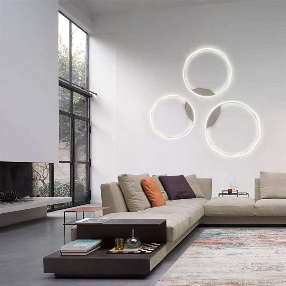Skapetze - S.Luce Ring 60 Led Wand- & Plafondlamp Dimbaar - wandlampen - gemonteerd