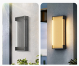 SolarSteel Wall Lamp – Solar-powered Outdoor Lamp in Stainless Steel
