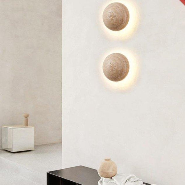 Wandlamp In Scandinavische Crèmestijl - wandlampen - sfeerbeeld