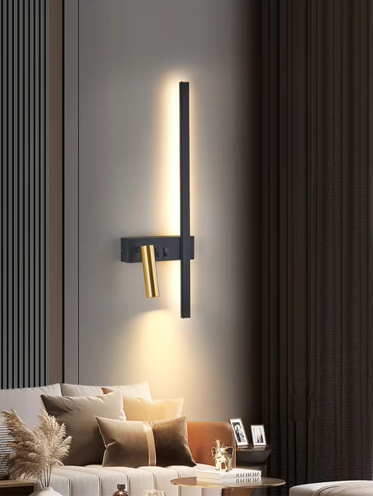 AuroraLuma Nordic Dual LED Wandlamp - wandlamp