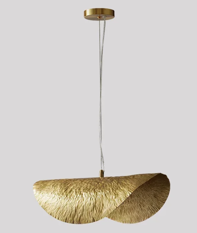 ZenLotus Gouden Lotusblad Kroonluchter - hanglampen - verlicht