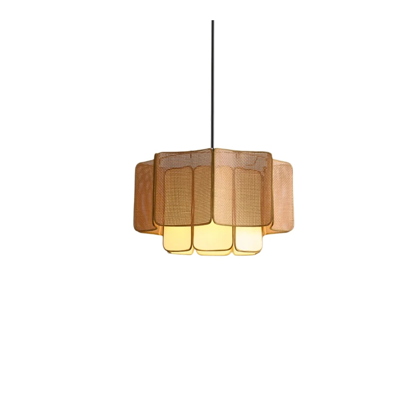 Japanse Wabi Sabi Boheemse Rotan Hanglamp - hanglampen - verlicht