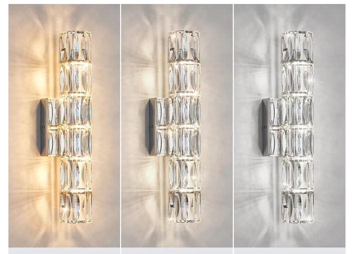 Moderne Luxe Kristallen Wandlamp - wandlamp - verlicht